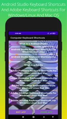 Computer Keyboard Shortcuts android App screenshot 4