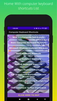 Computer Keyboard Shortcuts android App screenshot 5